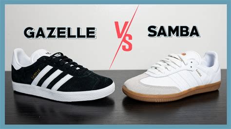 Adidas Samba vs gazelle